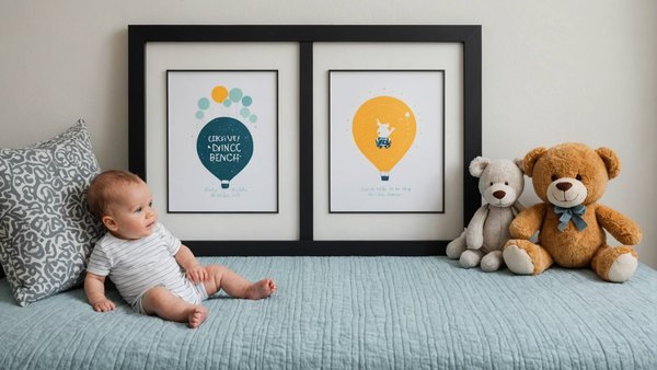 Comment choisir le cadre personnalisé idéal pour votre chambre de bébé